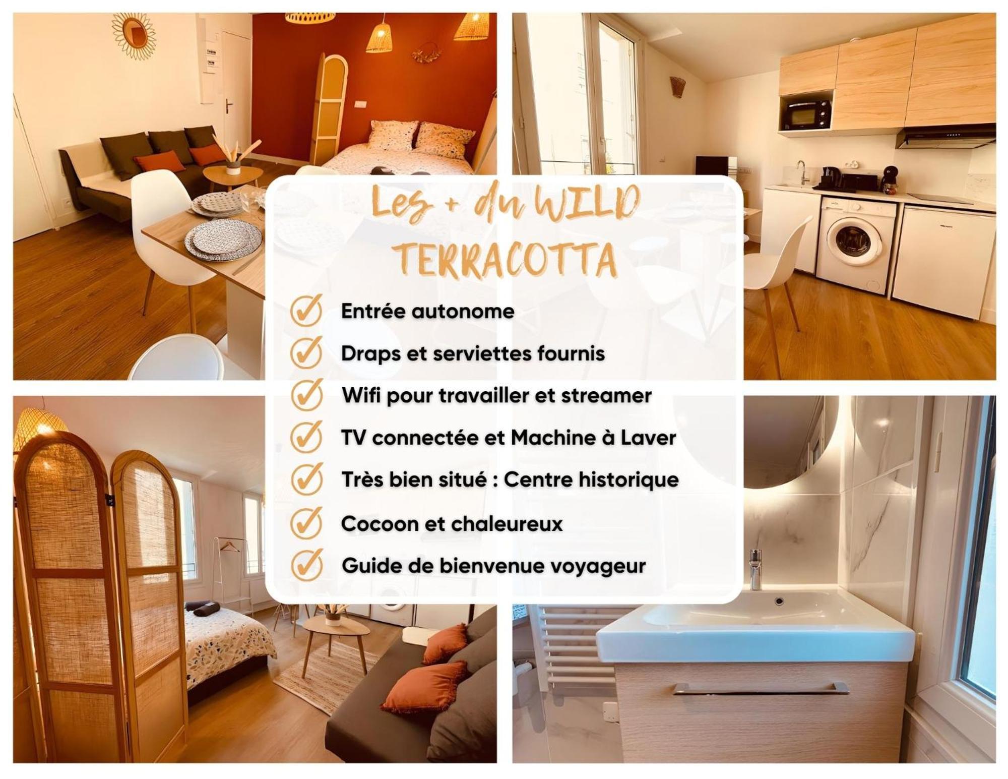 Apartamento Le Wild Terracota - Centre hitorique - Wifi et Netflix - stationnement à proximité Niort Exterior foto