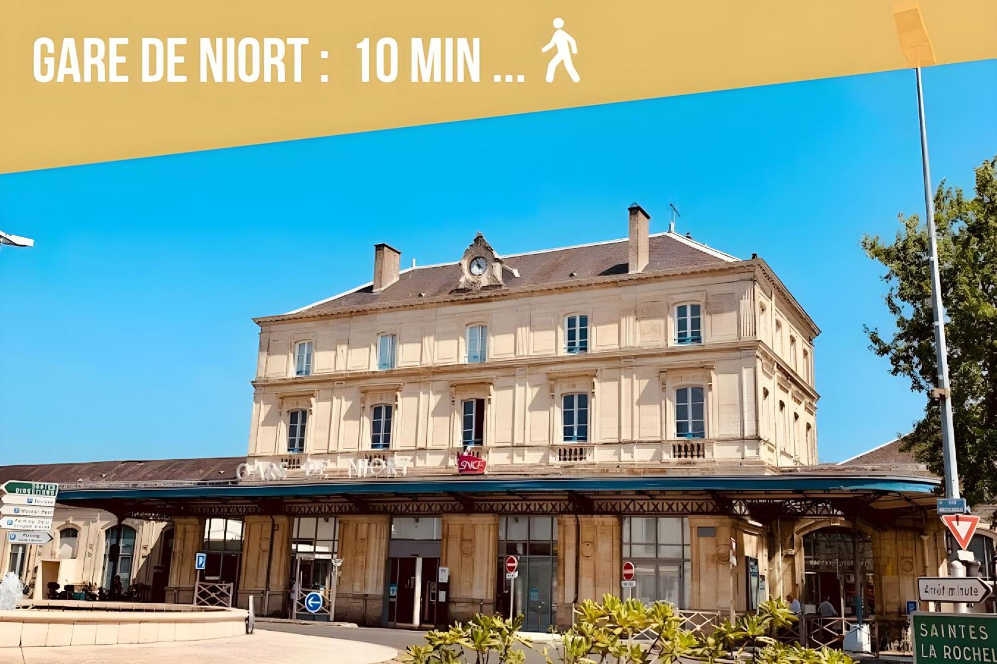Apartamento Le Wild Terracota - Centre hitorique - Wifi et Netflix - stationnement à proximité Niort Exterior foto